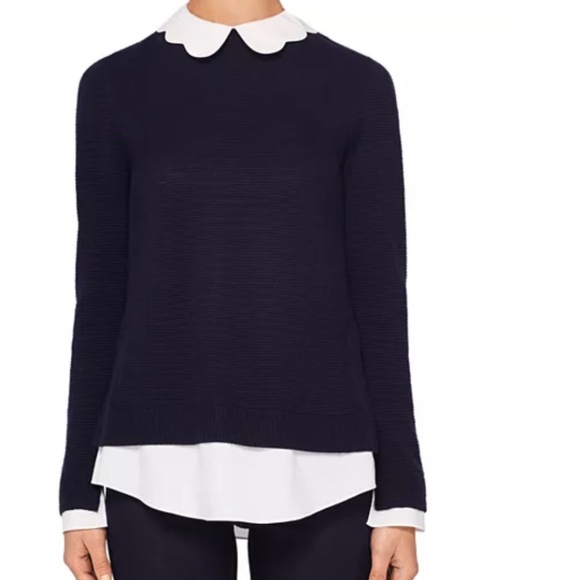 Ted Baker Bronwen Scallop Layered top - Picture 2 of 7